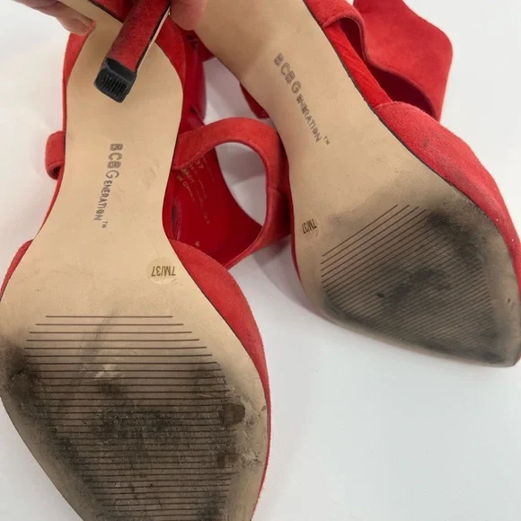 Bcbg generation red high heels - Picture 10 of 12